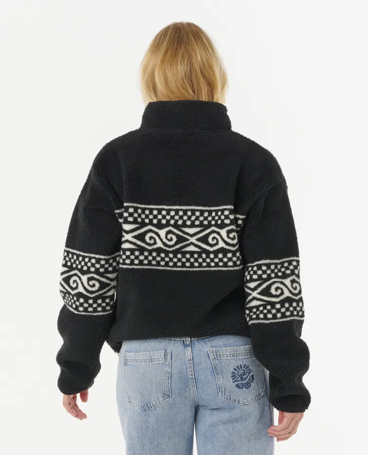 Rip Curl Womens Oceanic Cosmic Kiss Polar Fleece Jumper Rip Curl Womens Oceanic Cosmic Kiss Polar Fleece Jumper