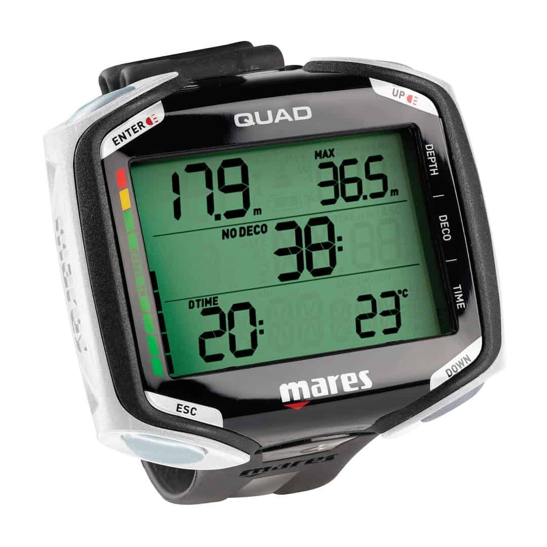 Mares Quad Dive Computer - Large Display Dive Computer