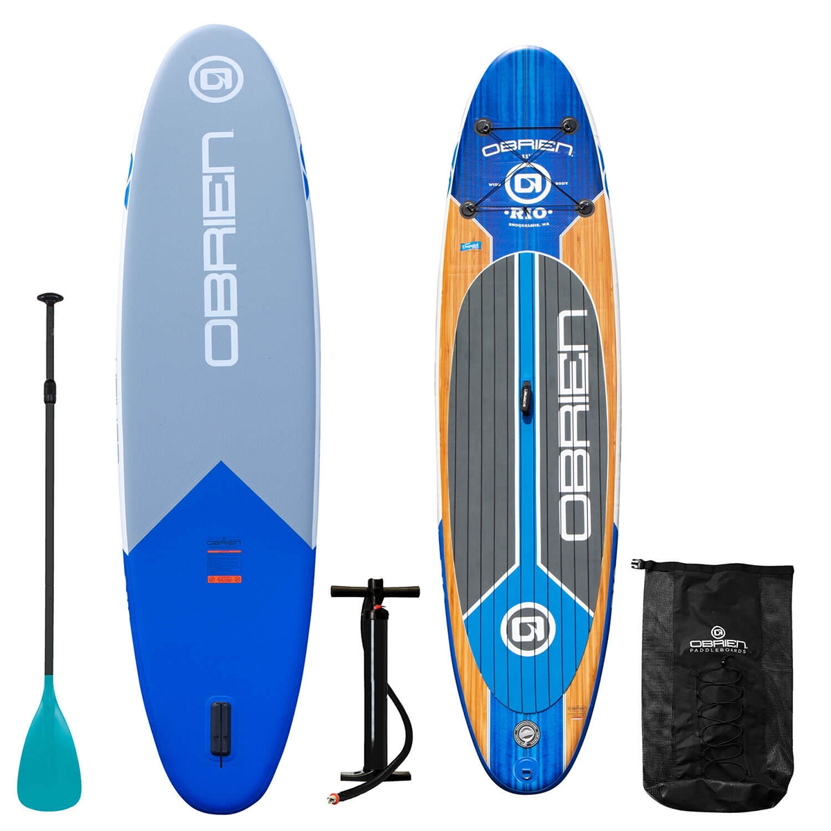 O'Brien Rio 11' SUP Bundle - Inflatable Rio Paddleboard Package O'Brien Rio 11' SUP Bundle - Inflatable Rio Paddleboard Package