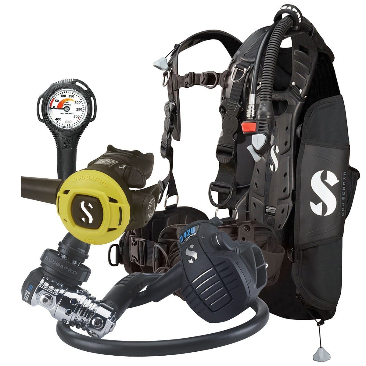 Scubapro Hydros Pro MK25 D420 Package Scubapro Hydros Pro MK25 D420 Package