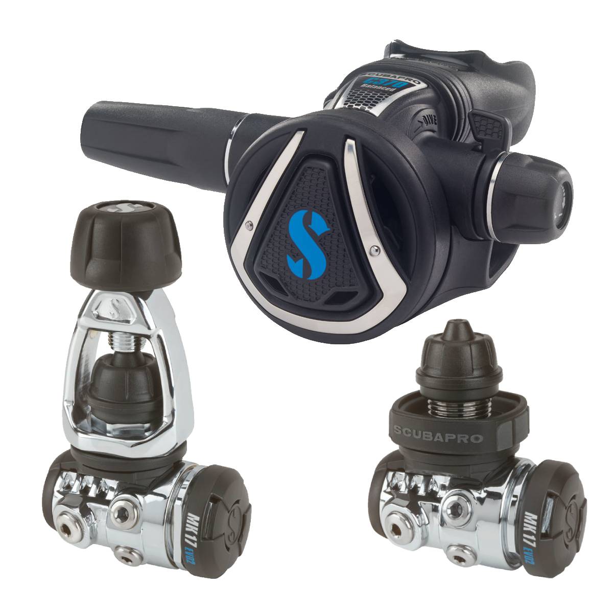 Scubapro MK17 EVO 2 + C370 Regulator Set Scubapro MK17 EVO 2 + C370 Regulator Set