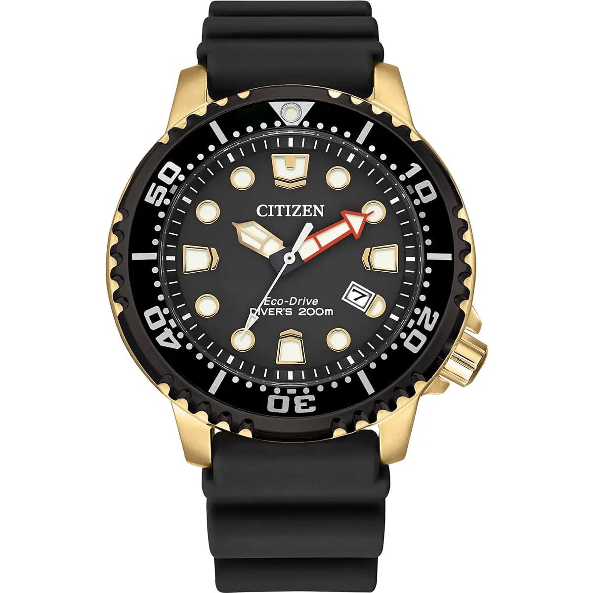 Citizen Black + Gold Tone Stainless Steel Divers Watch BN0152-06E Citizen Black + Gold Tone Stainless Steel Divers Watch BN0152-06E