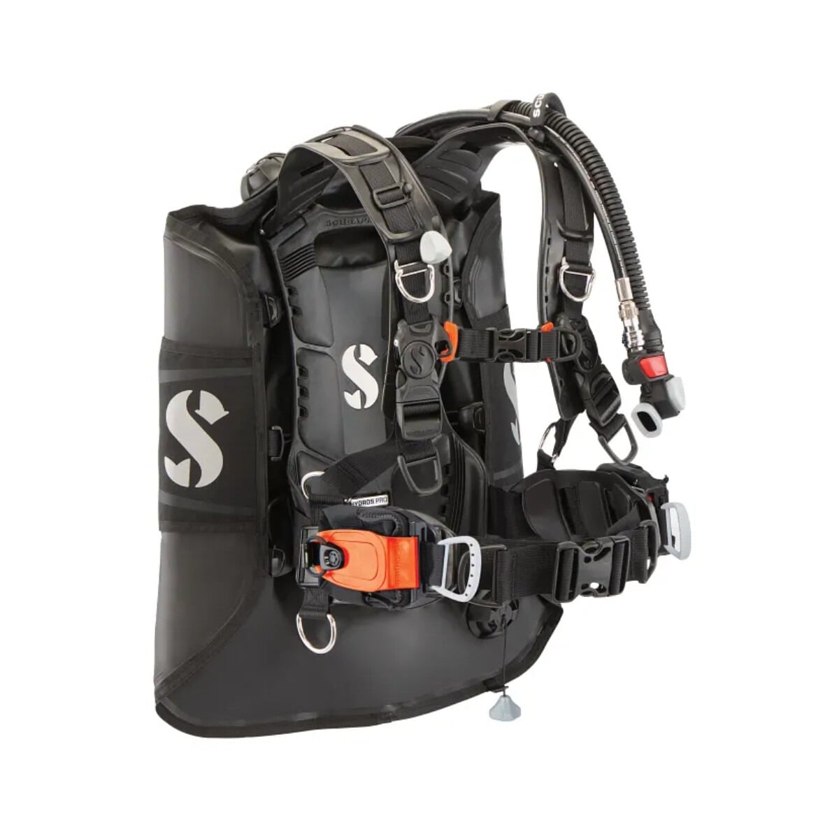 Scubapro Hydros Pro 2 BCD + Mini Monorail Weight Pockets