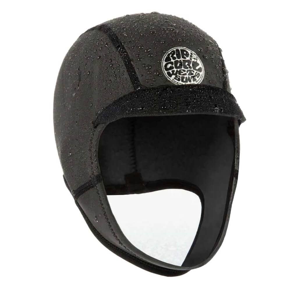 Rip Curl Dawn Patrol 2mm Surf Cap Black Rip Curl Dawn Patrol 2mm Surf Cap Black