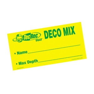 PADI Deco Mix Cylinder Decal