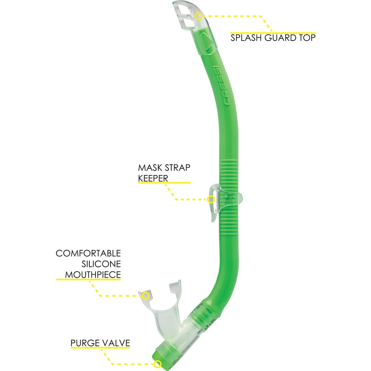 Cressi Kids Top Self Draining Snorkel Cressi Kids Top Self Draining Snorkel