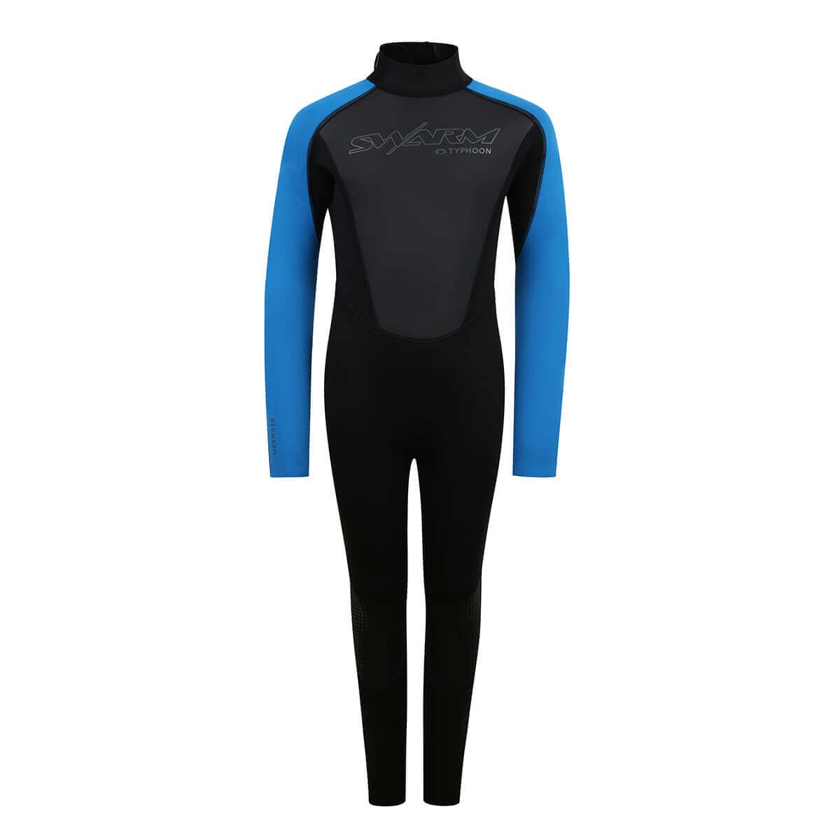 Typhoon Swarm Childrens 3mm Wetsuit - 1 Piece Steamer Black/Blue Typhoon Swarm Childrens 3mm Wetsuit - 1 Piece Steamer Black/Blue