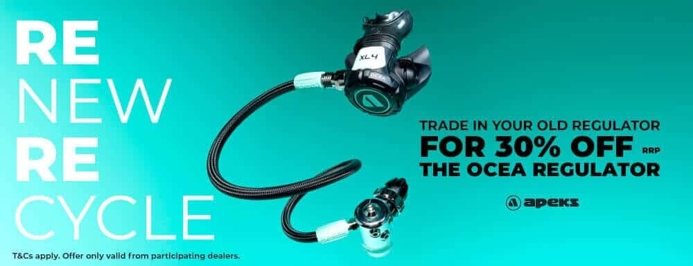 Apeks XL4 Ocea 3 Stage Regulator Set