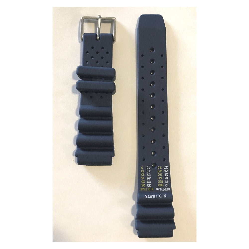 Citizen Genuine Mens Blue Rubber Watch Strap Fits BN0151-09L Citizen Genuine Mens Blue Rubber Watch Strap Fits BN0151-09L