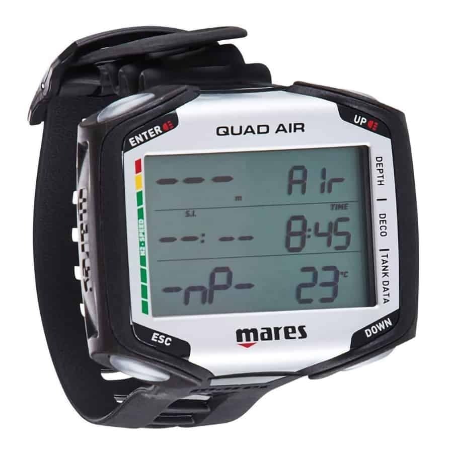 Mares Quad Air Dive Computer - Large Display + Air Integrated