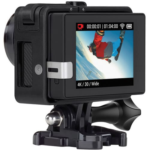 GoPro Hero4 Black - FREE Spare Battery - Discount Accessory Bundle