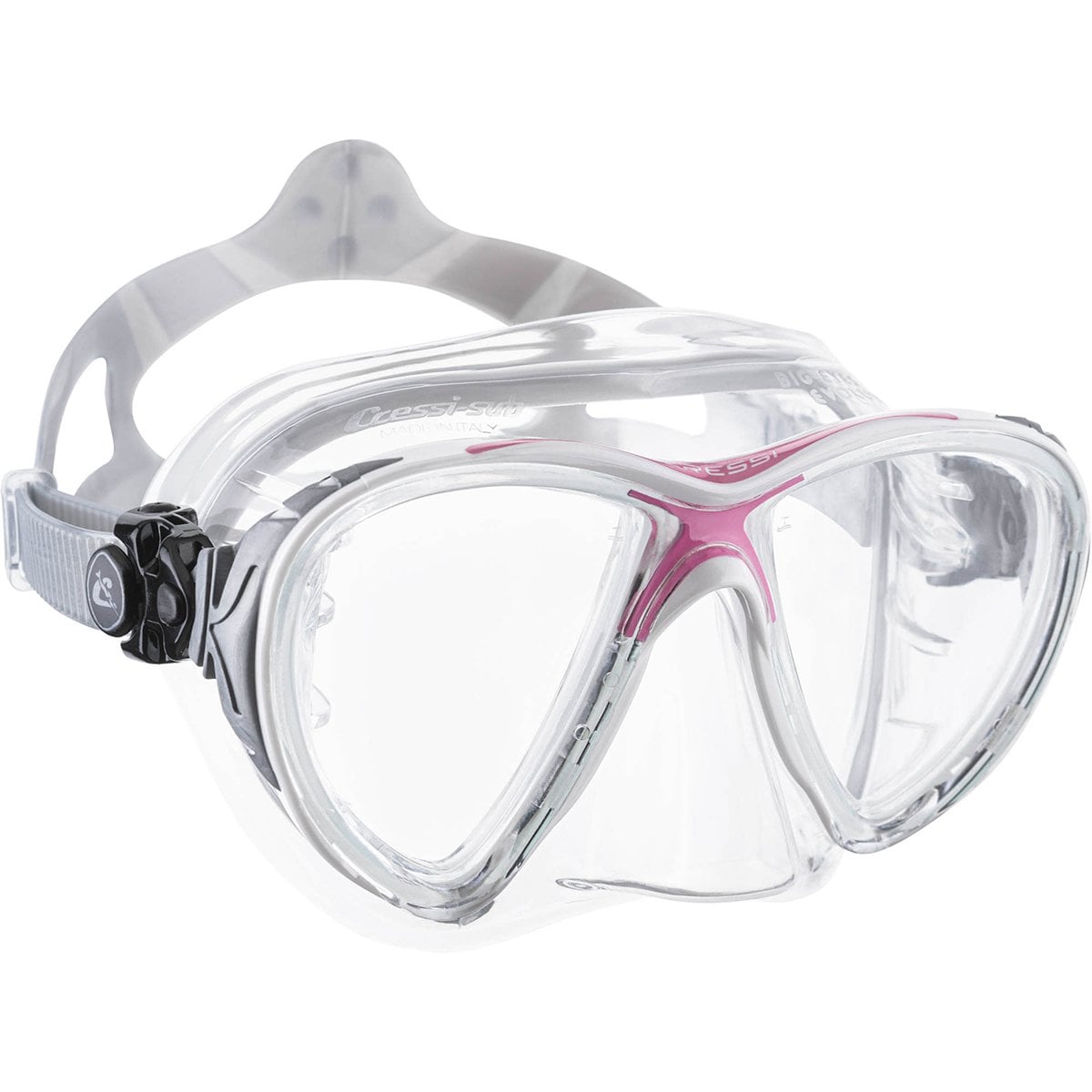 Cressi Big Eyes Evolution Crystal Mask + Fitted Prescription Lenses