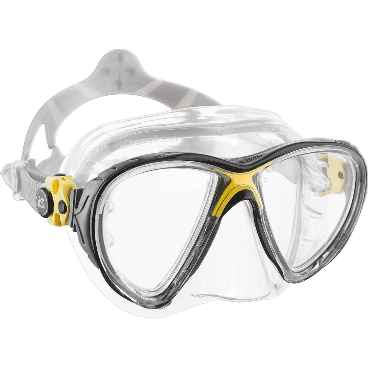Cressi Big Eyes Evolution Crystal Mask + Fitted Prescription Lenses