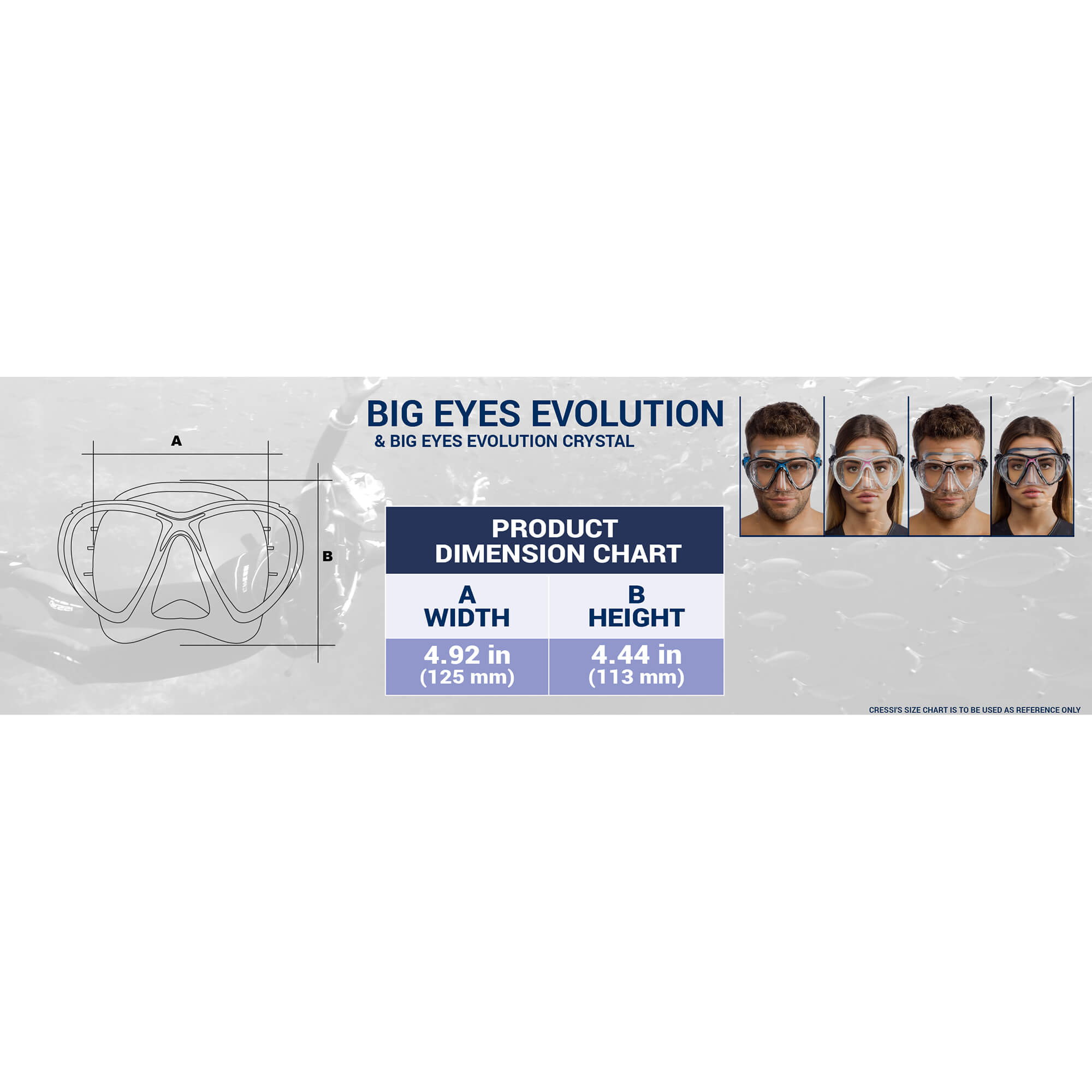 Cressi Big Eyes Evolution Diving Mask