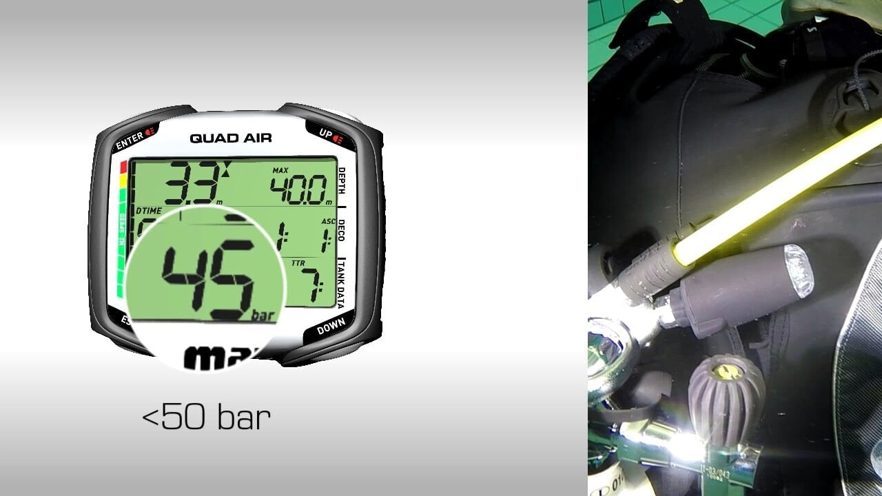 Mares Quad Air Dive Computer - Large Display + Air Integrated