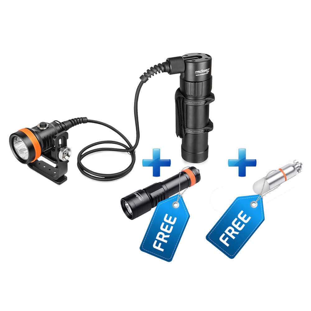 OrcaTorch D630 V2.0 Canister Dive Bundle OrcaTorch D630 V2.0 Canister Dive Bundle