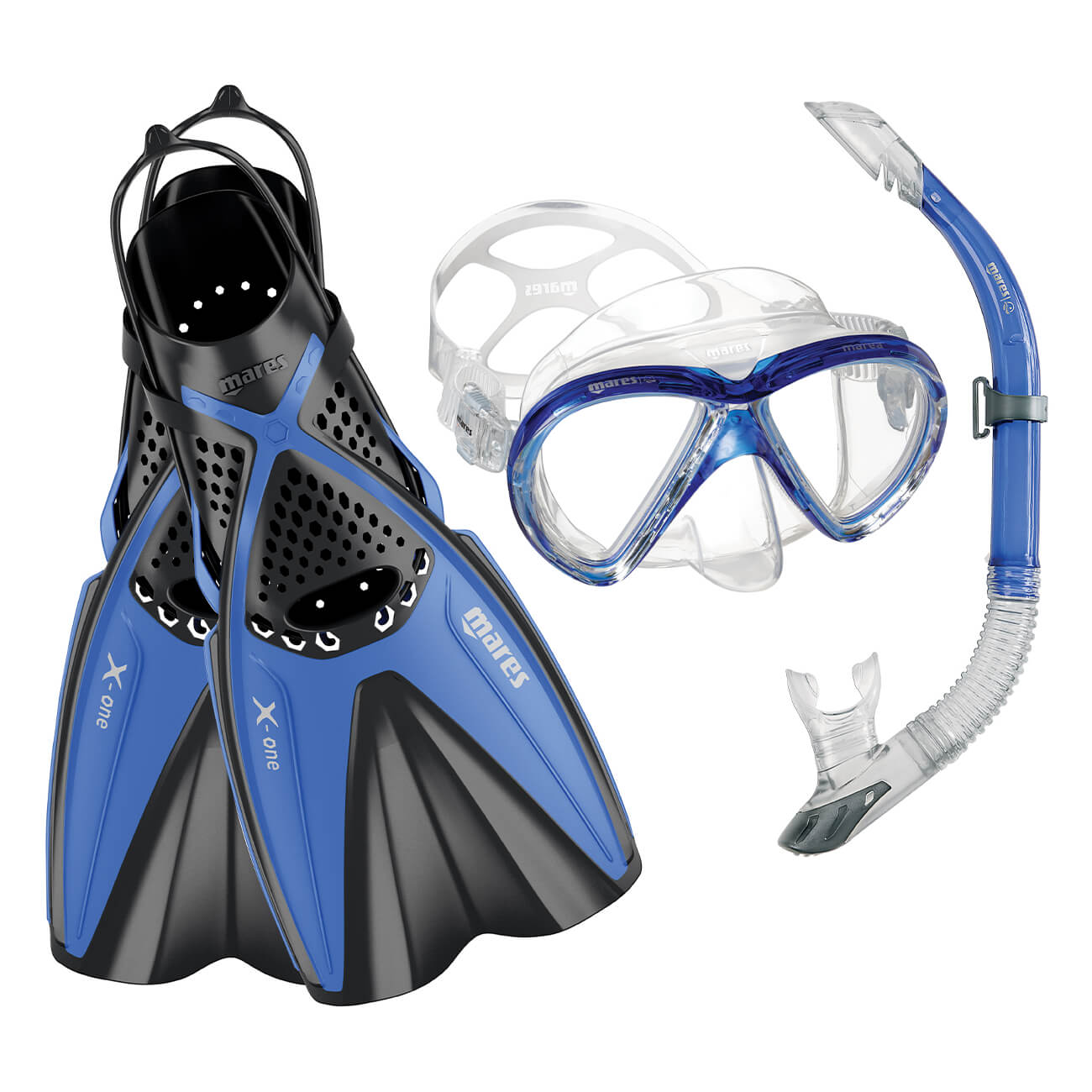 Mares Marea Mask + X-One Fins - Mask Fins + Snorkel Package Mares Marea Mask + X-One Fins - Mask Fins + Snorkel Package