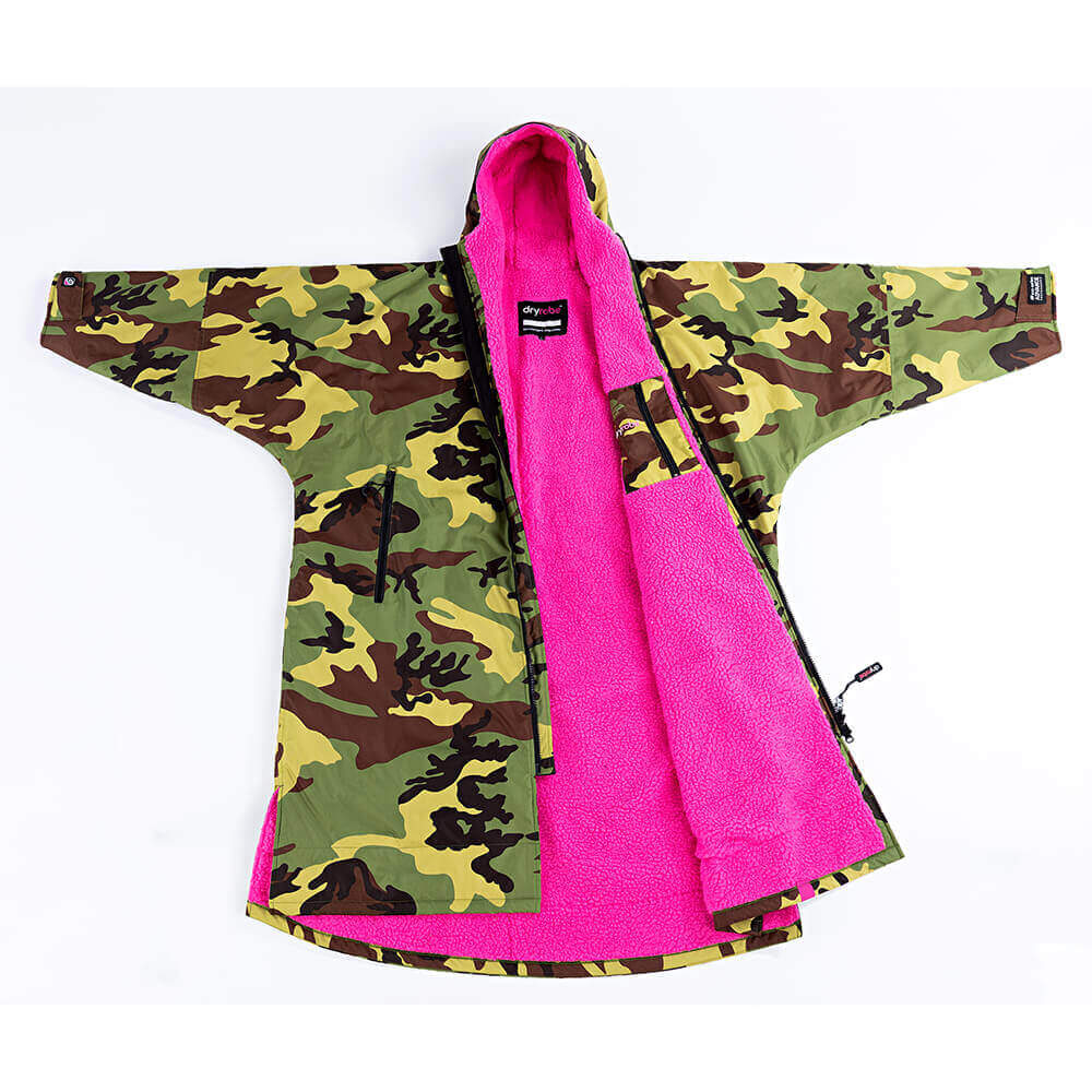 Dryrobe Advance Long Sleeve Changing Robe - Camouflage Outer Dryrobe Advance Long Sleeve Changing Robe - Camouflage Outer