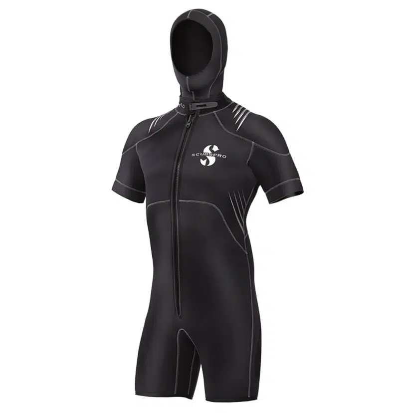 Scubapro Mens 6mm Hybrid Diving Vest + Removable Hood