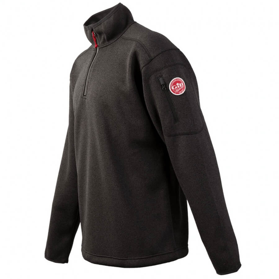 Gill Mens Knit Fleece - Graphite + Navy + Sailcloth + Silver
