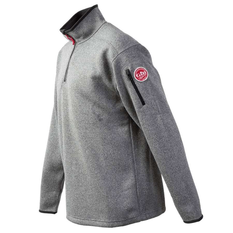 Gill Mens Knit Fleece - Graphite + Navy + Sailcloth + Silver