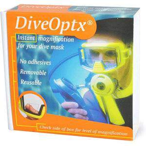 Hydrotac DiveOptx Stick On 4cm Magnifying Lenses For Diving Masks