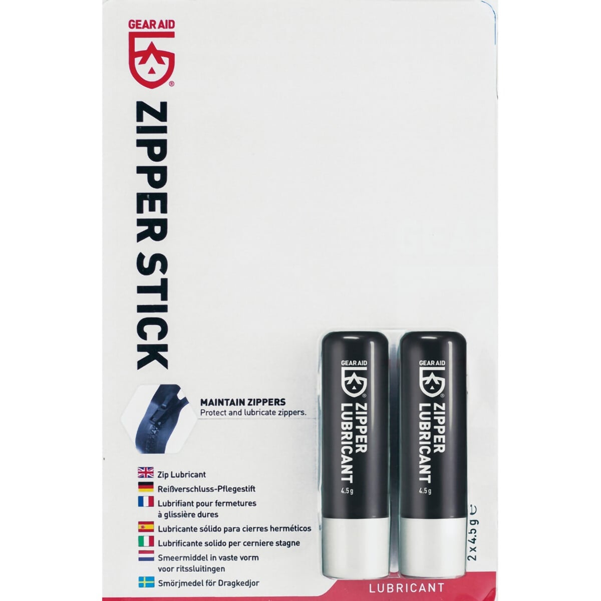 Gear Aid Zip Tech Drysuit Zip Lubricant - Twin Tubes 4.8g Gear Aid Zip Tech Drysuit Zip Lubricant - Twin Tubes 4.8g