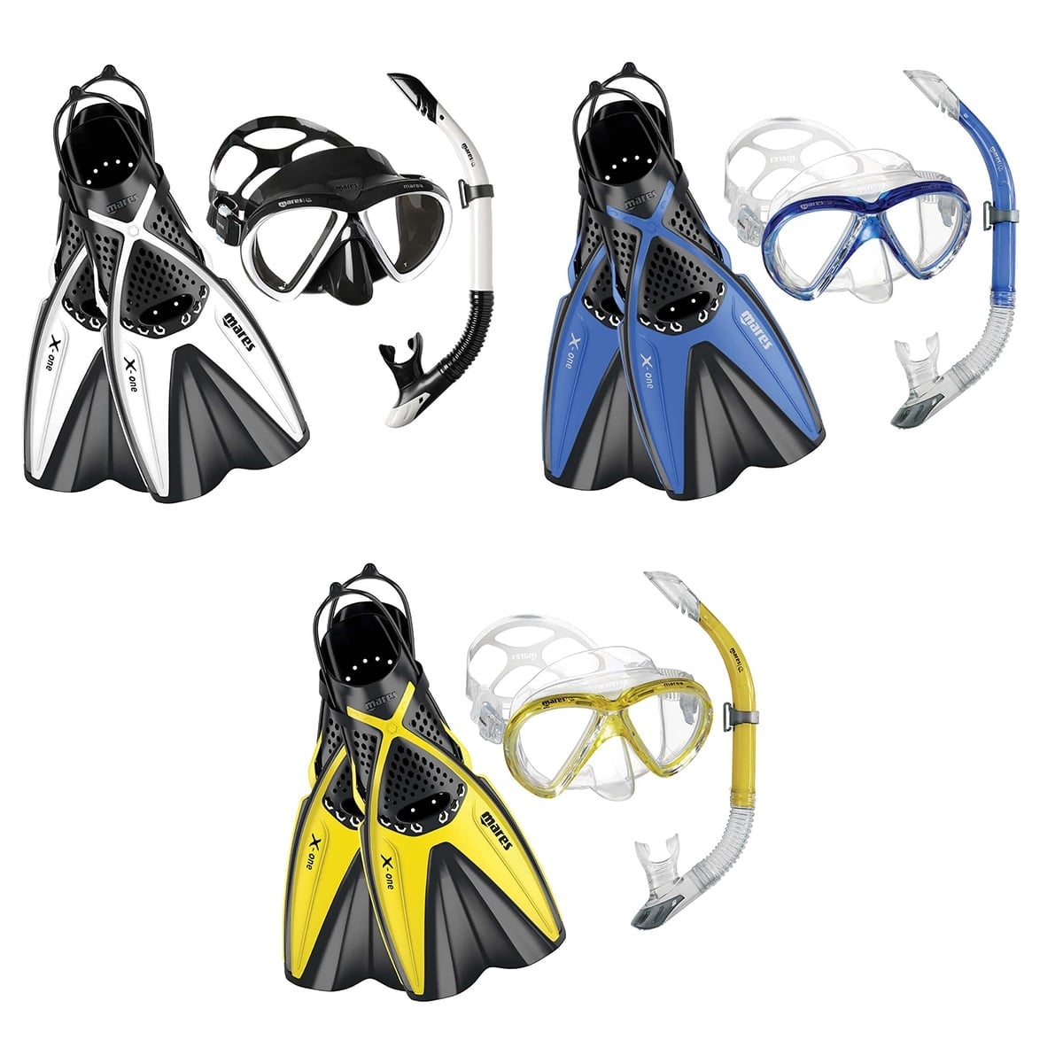 Mares Marea Mask + X-One Fins - Mask Fins + Snorkel Package Mares Marea Mask + X-One Fins - Mask Fins + Snorkel Package