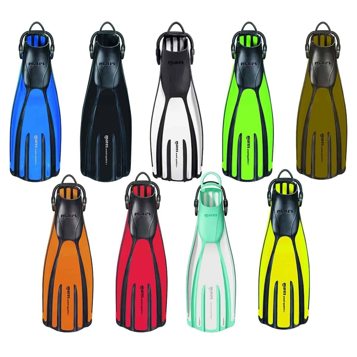 Mares Avanti Quattro Plus Fins - Adjustable Open Heel Diving Fins Mares Avanti Quattro Plus Fins - Adjustable Open Heel Diving Fins