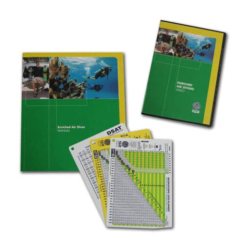PADI Enriched Air, Nitrox, Diver Crewpak with DVD - Table Version