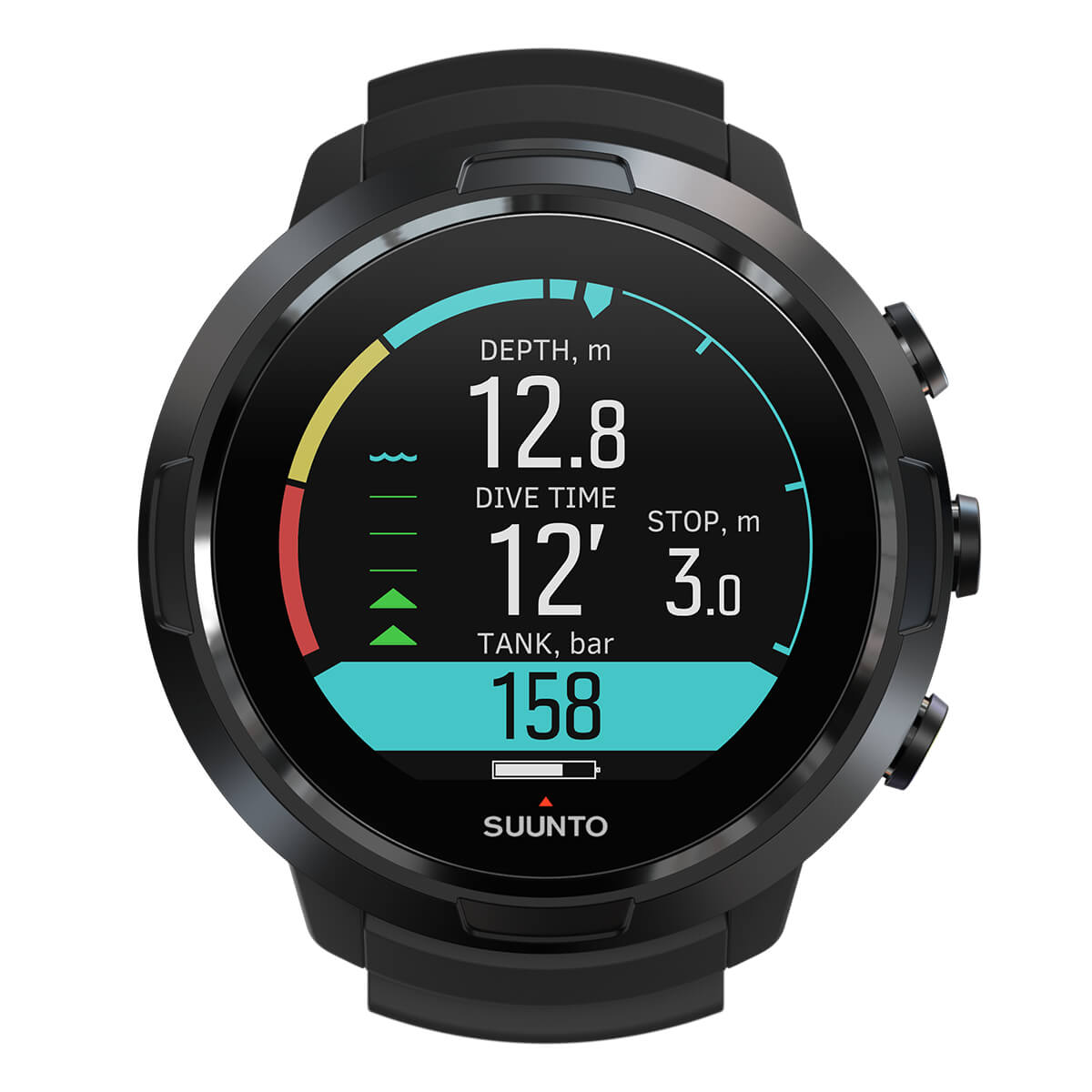 Suunto D5 Black Dive Computer + Tank Pod Bundle
