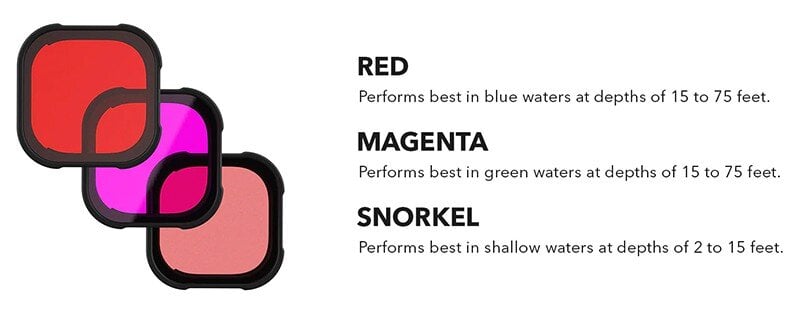 PolarPro Divemaster 3pk Filters - GoPro Hero9-13 Dive Housing PolarPro Divemaster 3pk Filters - GoPro Hero9-13 Dive Housing