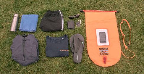 Swim Secure 28L Window Dry Bag - Tow Float - Orange