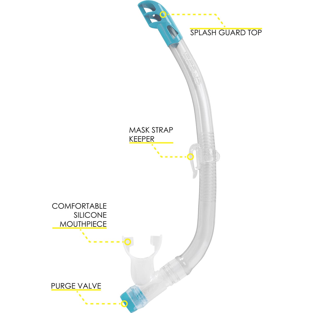 Cressi Kids Top Self Draining Snorkel Cressi Kids Top Self Draining Snorkel