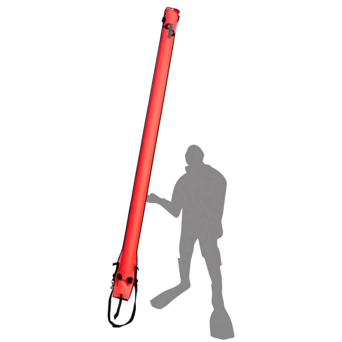AP Diving 3m Self Sealing SMB Hi Viz Red With EasyFil Adapter AP Diving 3m Self Sealing SMB Hi Viz Red With EasyFil Adapter