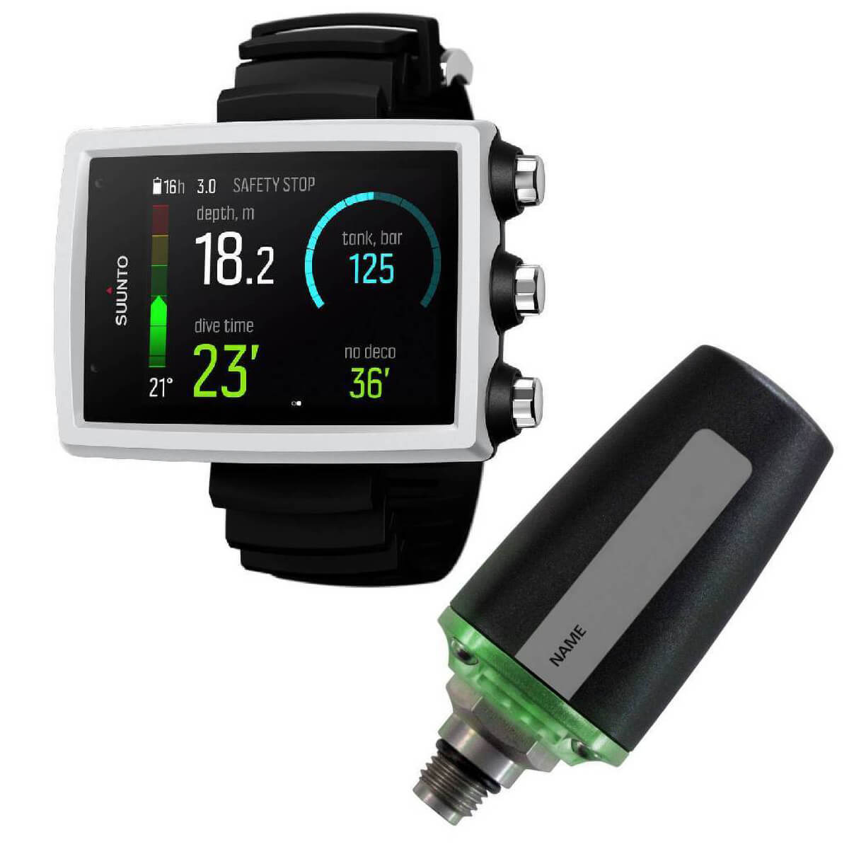 Suunto Eon Core Dive Computer + Tank Pod Bundle