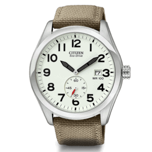 Citizen Mens Strap 100M Khaki Watch | BV1080-18A Citizen Mens Strap 100M Khaki Watch | BV1080-18A