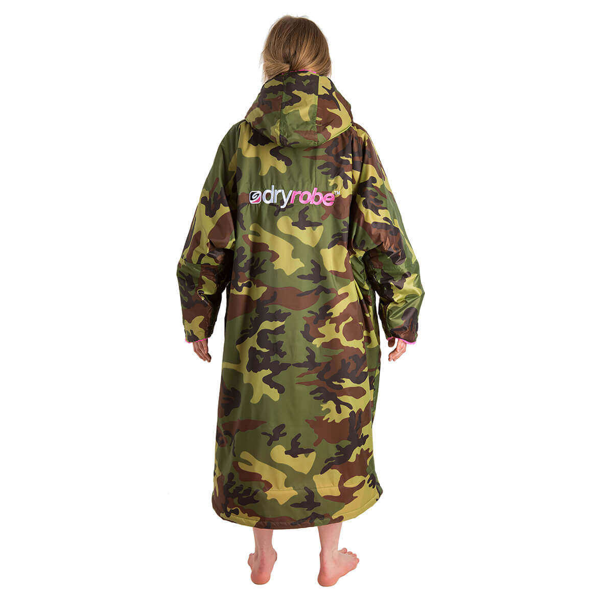 Dryrobe Advance Long Sleeve Changing Robe - Camouflage Outer Dryrobe Advance Long Sleeve Changing Robe - Camouflage Outer