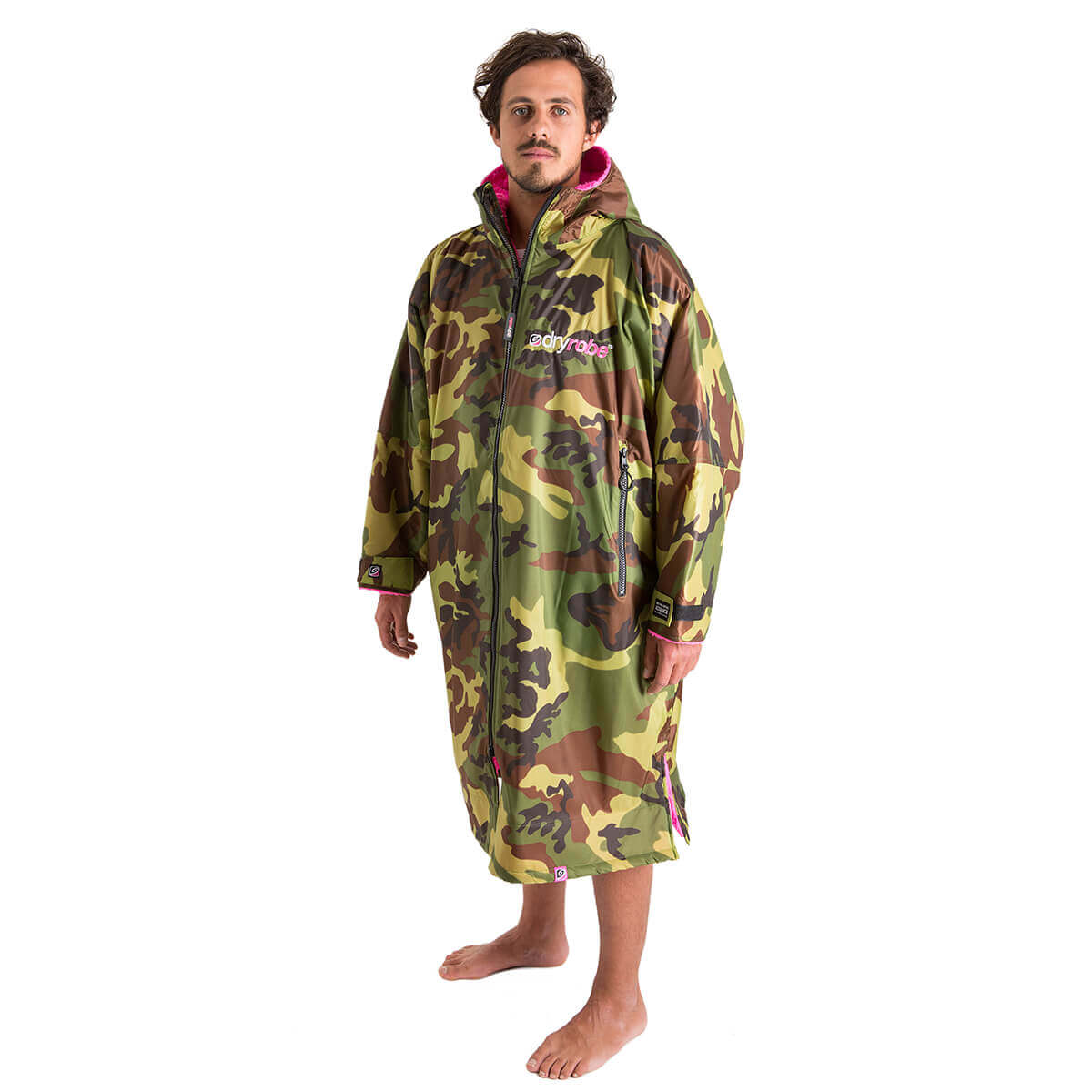 Dryrobe Advance Long Sleeve Changing Robe - Camouflage Outer Dryrobe Advance Long Sleeve Changing Robe - Camouflage Outer