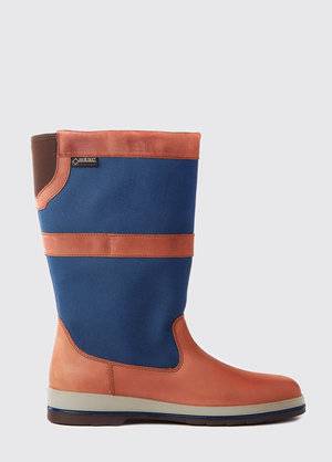 Dubarry Shamrock Sailing Boot - Navy/Brown + Gore-Tex Dubarry Shamrock Sailing Boot - Navy/Brown + Gore-Tex