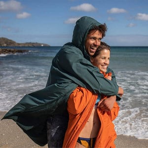 Fourth Element Tidal Robe - Ocean Positive Watersports Robe - Green Fourth Element Tidal Robe - Ocean Positive Watersports Robe - Green