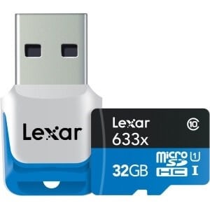 Lexar UHS-I 32GB MicroSD Card | USB Reader | For GoPro Cameras