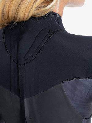 Roxy Womens Syncro 5/4/3 Wetsuit - Back Zip - Jet Black