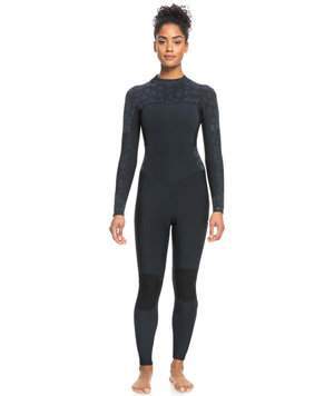 Roxy Swell 5/4/3mm Womens Back Zip Wetsuit - Black