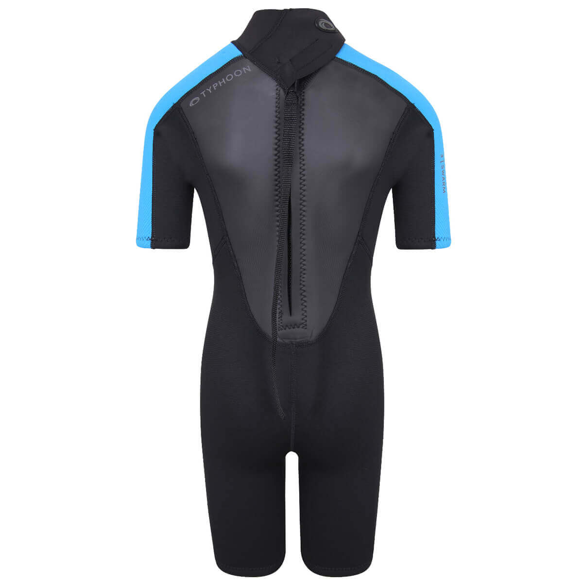 Typhoon Swarm Childrens Shorty Wetsuit - Black Blue Typhoon Swarm Childrens Shorty Wetsuit - Black Blue