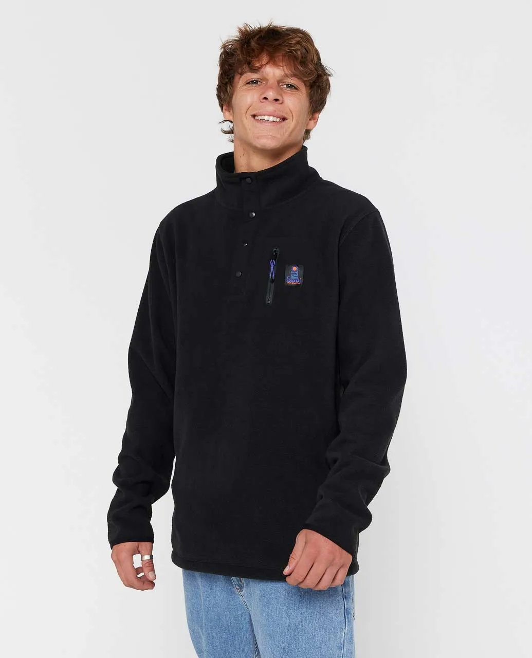 Rip Curl Mens Search Polar Fleece Crew Fleece Rip Curl Mens Search Polar Fleece Crew Fleece