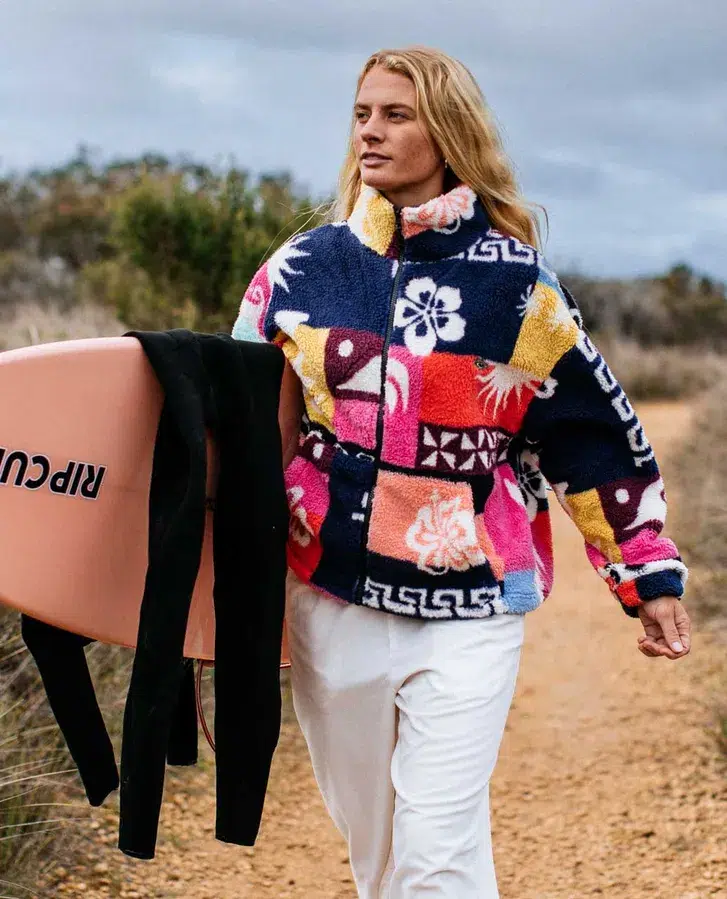 Rip Curl Womens Keepsakes Polar Fleece Jumper Rip Curl Womens Keepsakes Polar Fleece Jumper