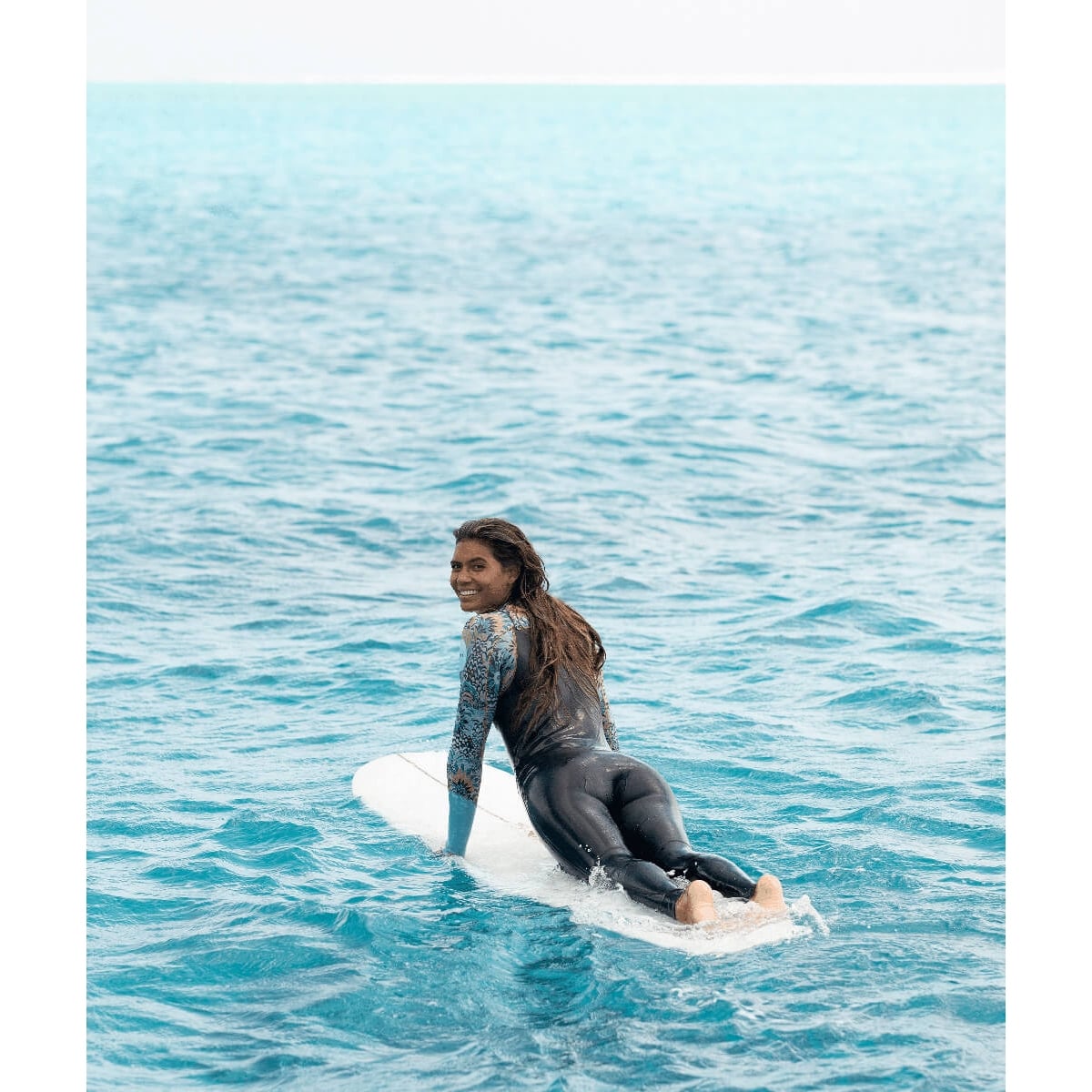 Roxy Womens 3/2mm Marine Bloom Wetsuit - Chest Zip GBS Womens Steamer