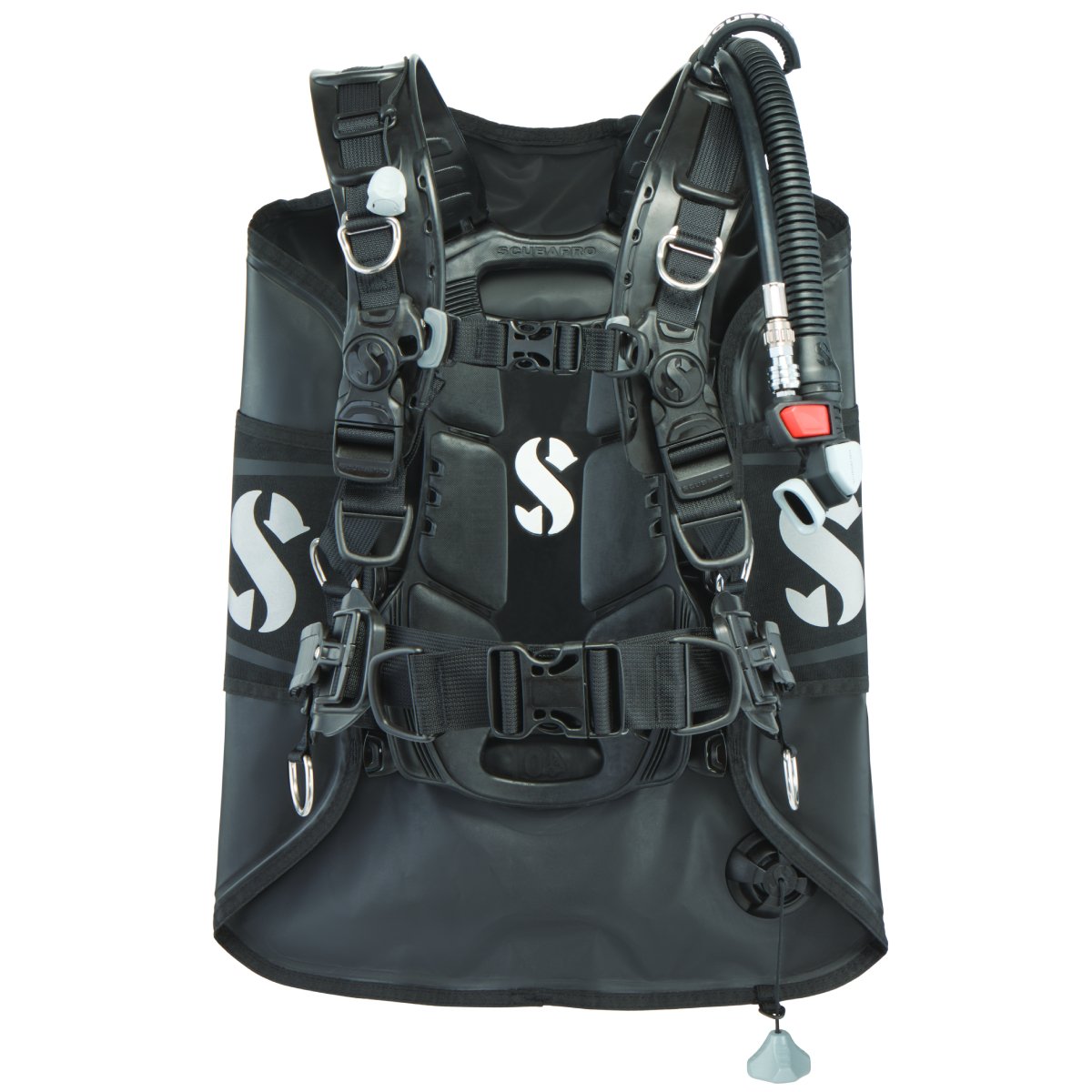 Scubapro Hydros Pro 2 BCD + Mini Monorail Weight Pockets