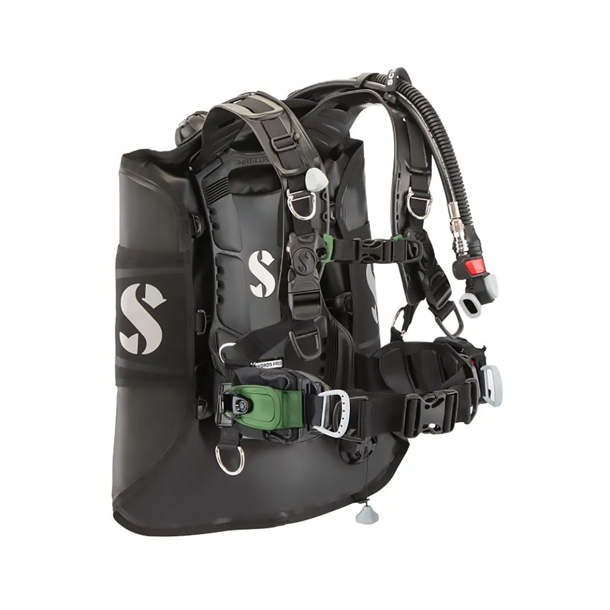 Scubapro Hydros Pro 2 BCD + Mini Monorail Weight Pockets